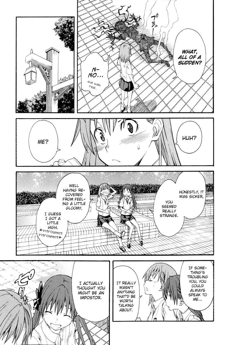 Toaru Majutsu no Index Gaiden: Toaru Kagaku no Railgun Chapter 20 - Page 7