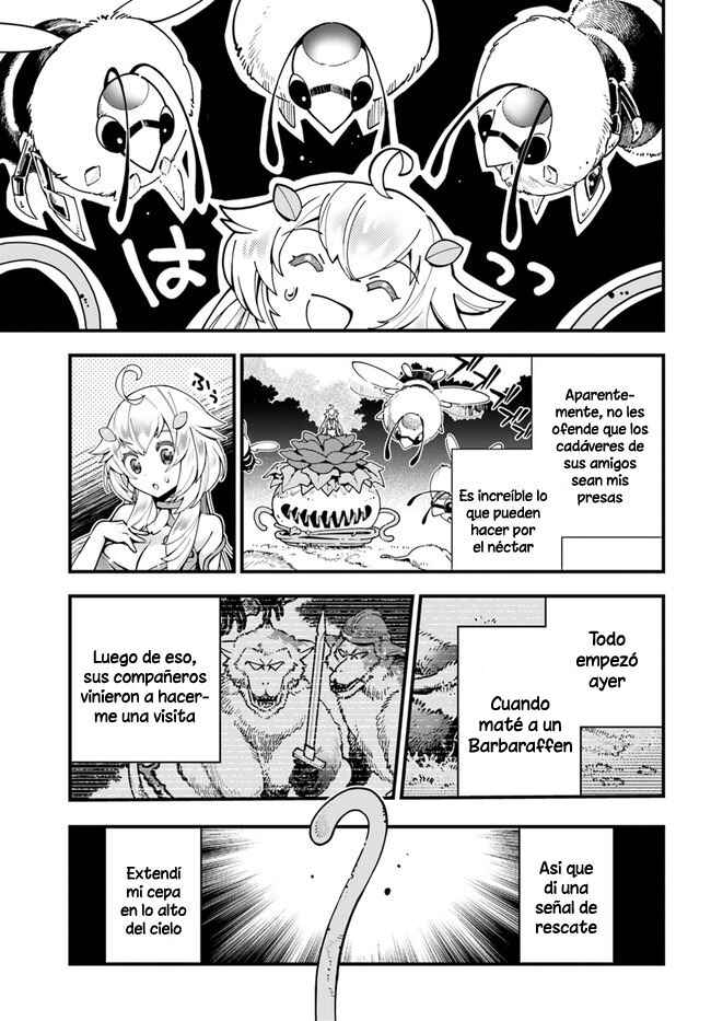 Shokubutsu Monster Musume Nikki: Seijo datta Watashi ga Uragirareta Hate ni Alraune ni Tensei Shite Shimatta node, kore kara wa Kougousei o Shinagara Shizuka ni Shokubutsu Life o Sugoshimasu Chapter 3 - Page 7