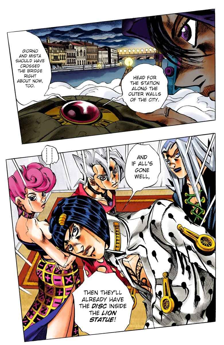 JoJo no Kimyou na Bouken: Part 5 - Ougon no Kaze Color-ban Chapter 72 - Page 4
