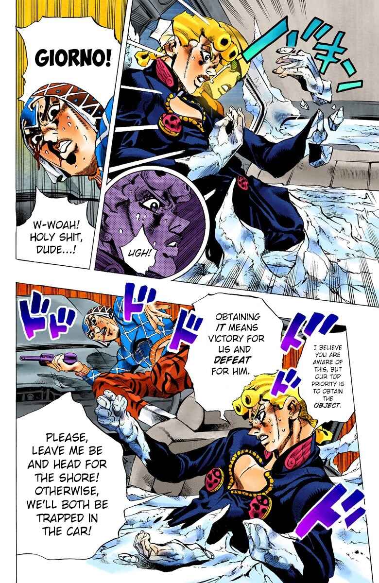 JoJo no Kimyou na Bouken: Part 5 - Ougon no Kaze Color-ban Chapter 72 - Page 6