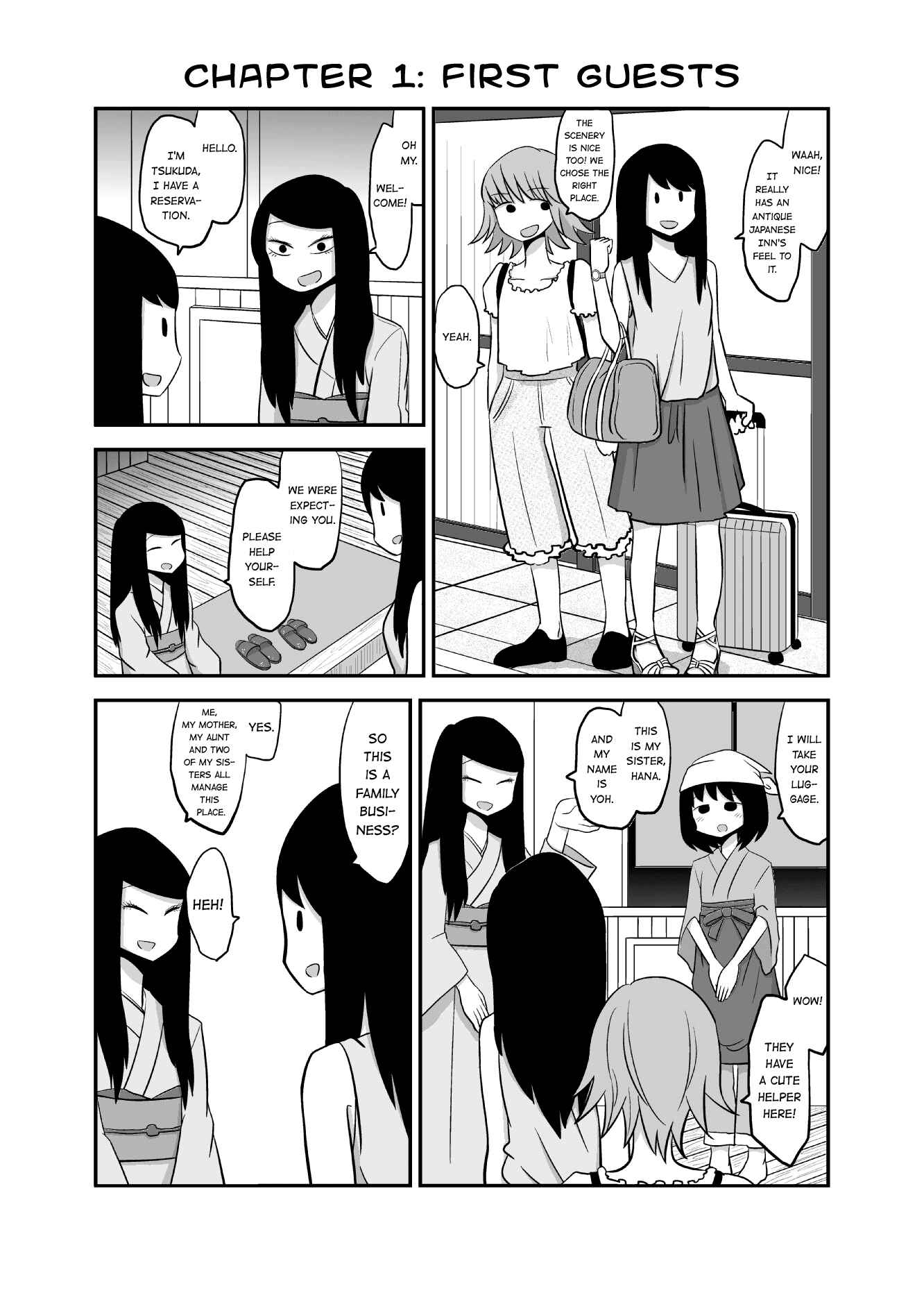 Yuri Natsu: Minshuku Kagaya Chapter 1 - Page 1