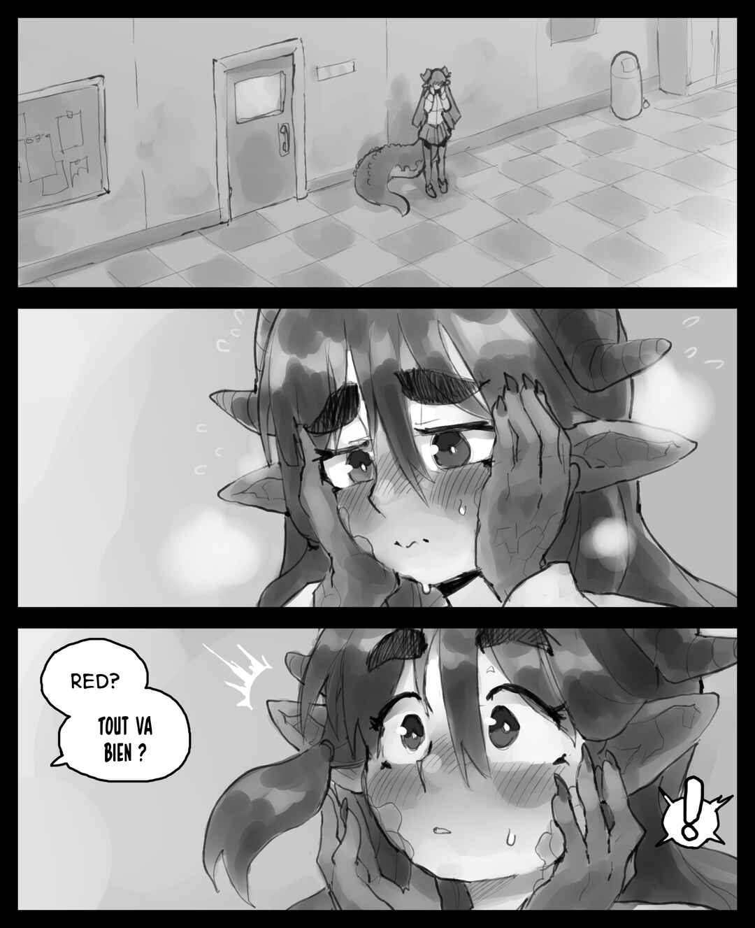My Childhood Friend Is A Dragon Who's Embarrassed About the Size Of Her Tail Chapter 7 - Page 1