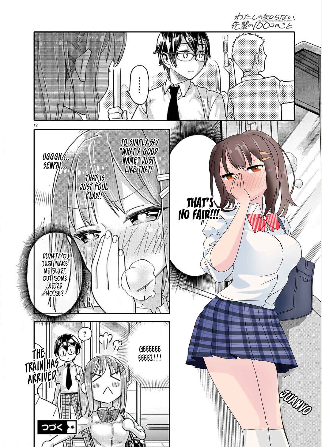 100 Things I Didn’t Know About My Senpai Chapter 4 - Page 12