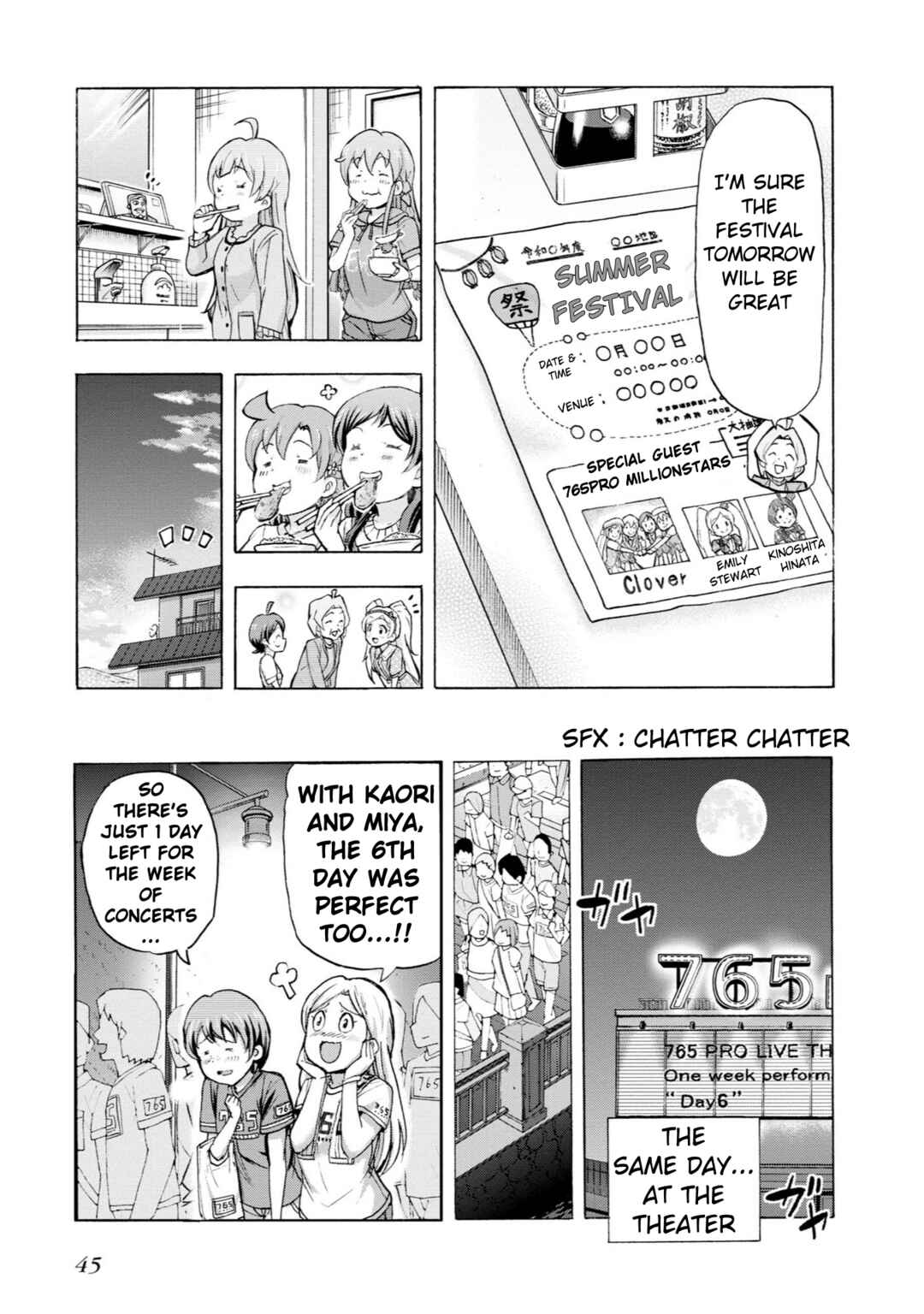 THE iDOLM@STER MILLION LIVE! Blooming Clover Chapter 31 - Page 45