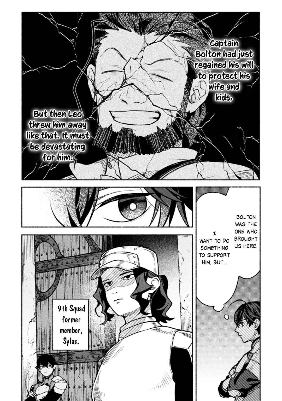 Sono Monban, Saikyou ni Tsuki: Tsuihou Sareta Bougyoryoku 9999 no Senshi, Outo no Monban to shite Musou Suru Chapter 41 - Page 4