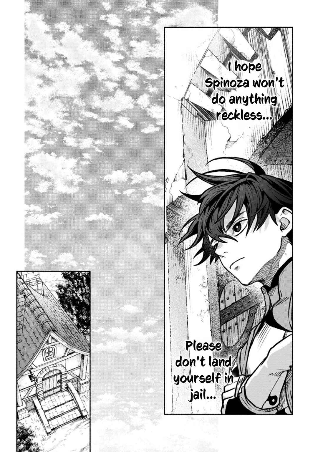 Sono Monban, Saikyou ni Tsuki: Tsuihou Sareta Bougyoryoku 9999 no Senshi, Outo no Monban to shite Musou Suru Chapter 41 - Page 6