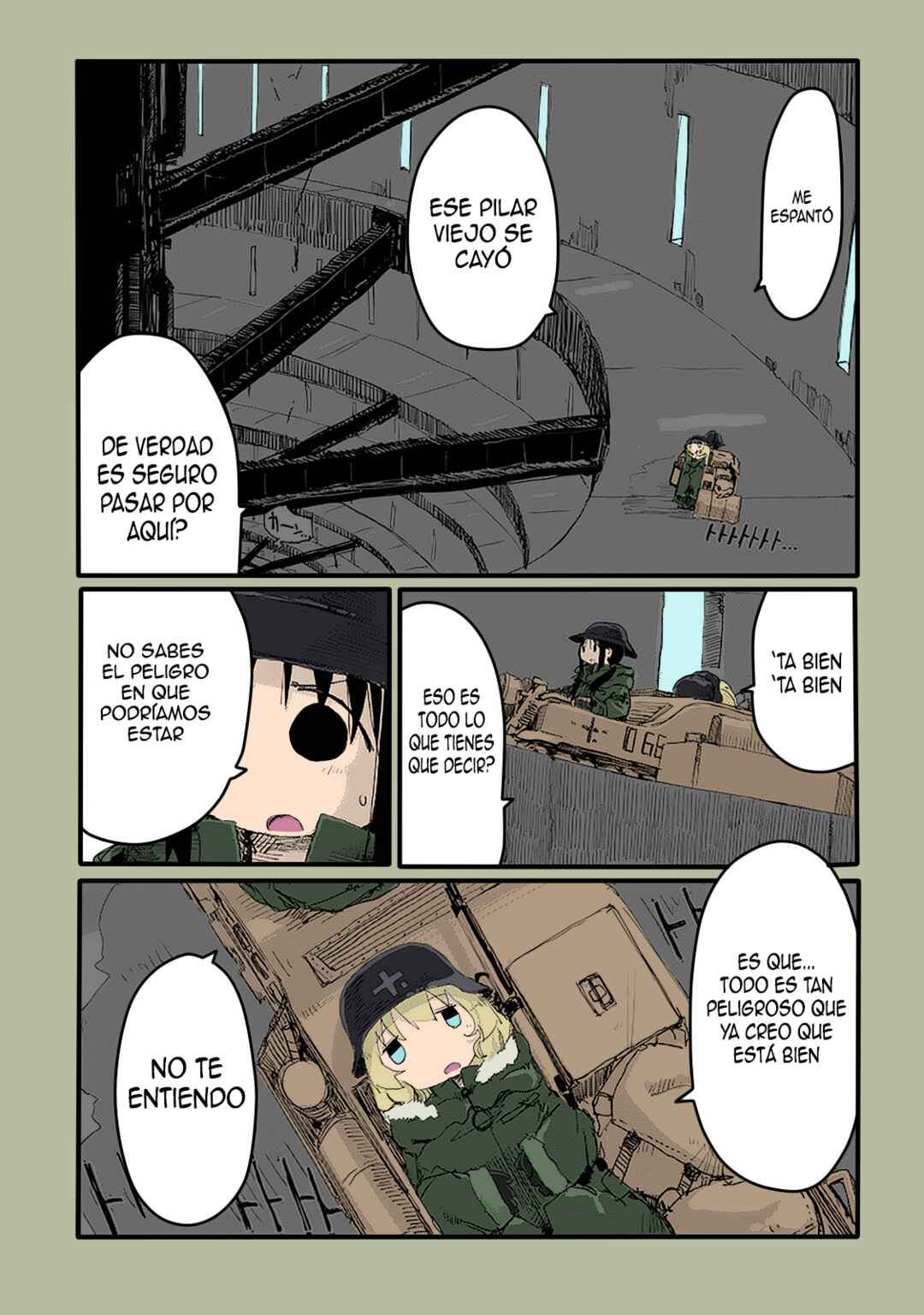 Shoujo Shuumatsu Ryokou (Fan Colored) Chapter 18 - Page 3