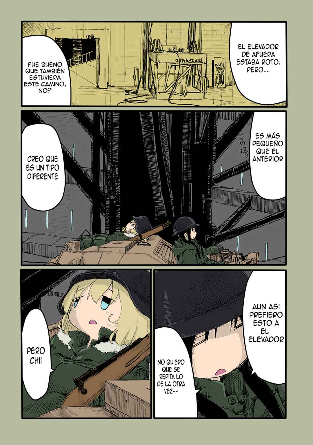 Shoujo Shuumatsu Ryokou (Fan Colored) Chapter 18 - Page 4
