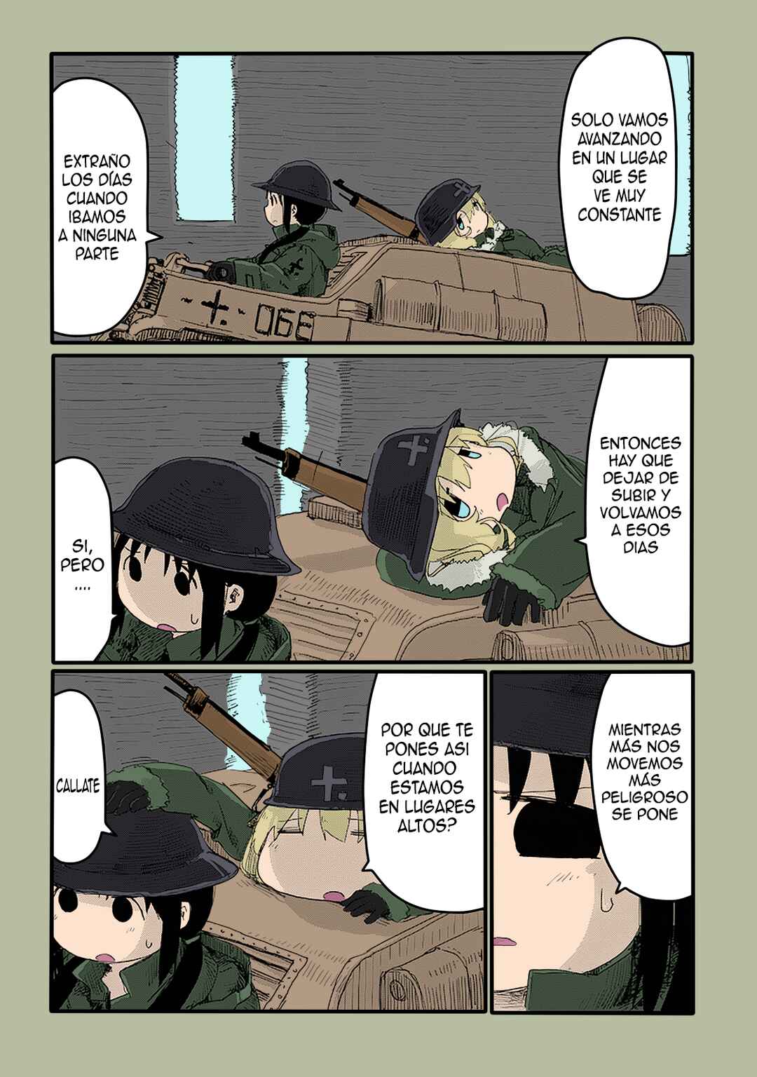 Shoujo Shuumatsu Ryokou (Fan Colored) Chapter 18 - Page 6