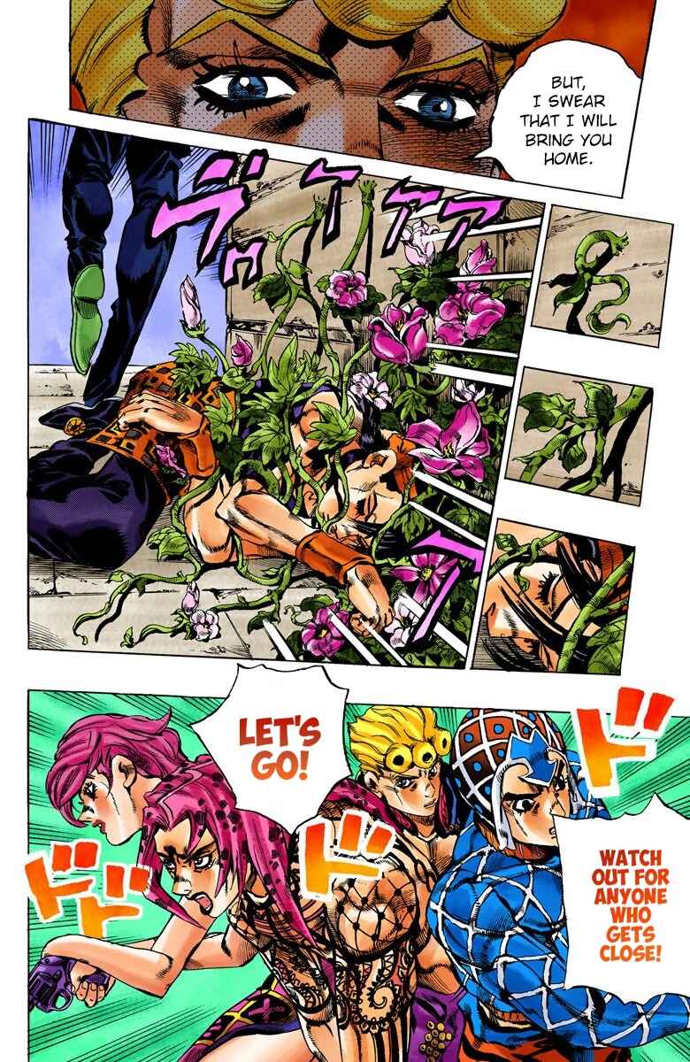 JoJo no Kimyou na Bouken: Part 5 - Ougon no Kaze Color-ban Chapter 138 - Page 15
