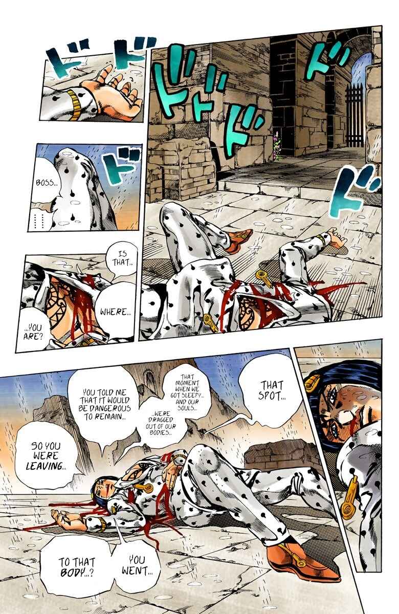 JoJo no Kimyou na Bouken: Part 5 - Ougon no Kaze Color-ban Chapter 138 - Page 18