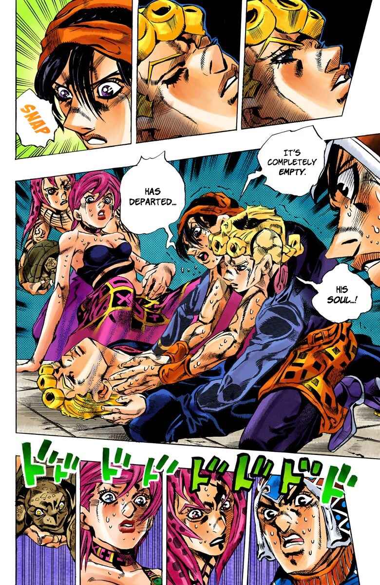 JoJo no Kimyou na Bouken: Part 5 - Ougon no Kaze Color-ban Chapter 138 - Page 7