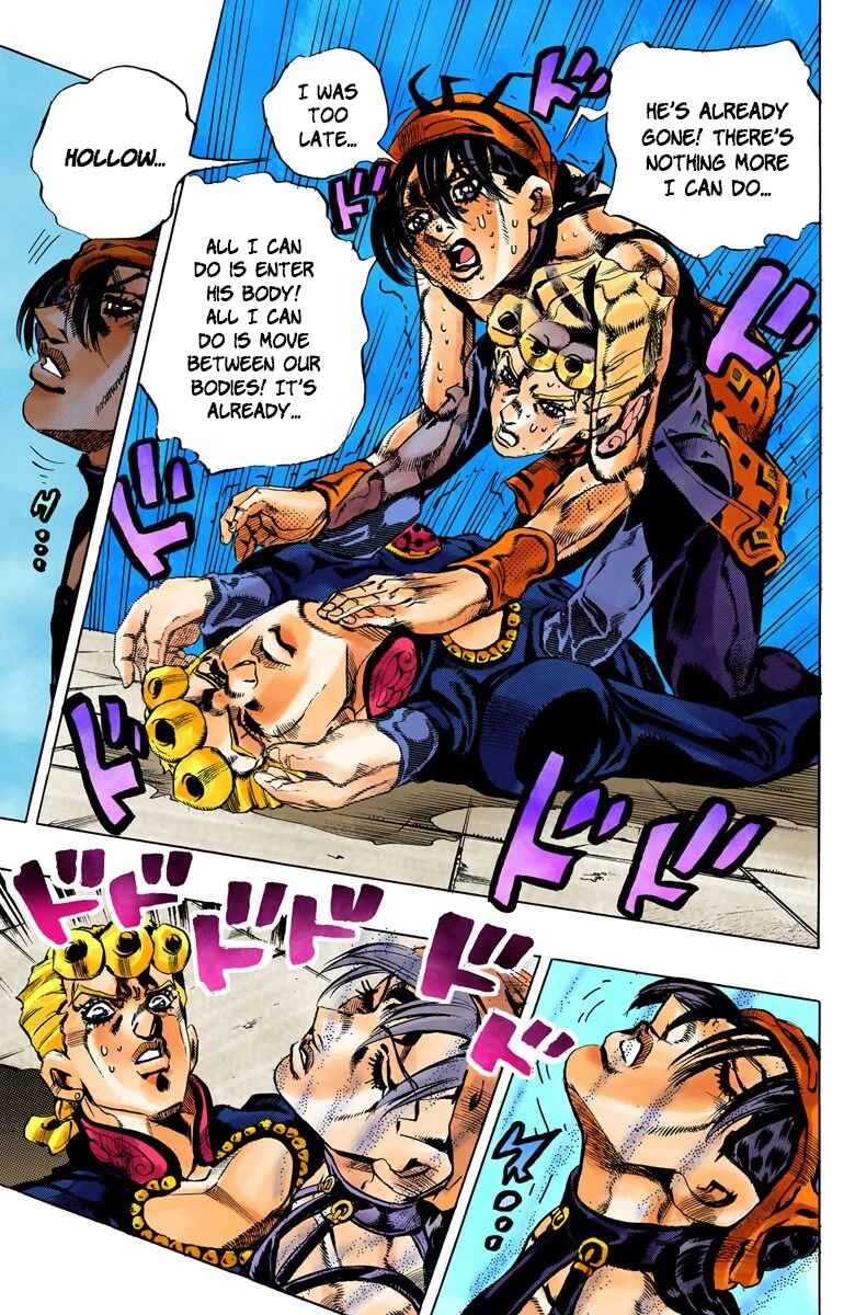 JoJo no Kimyou na Bouken: Part 5 - Ougon no Kaze Color-ban Chapter 138 - Page 8