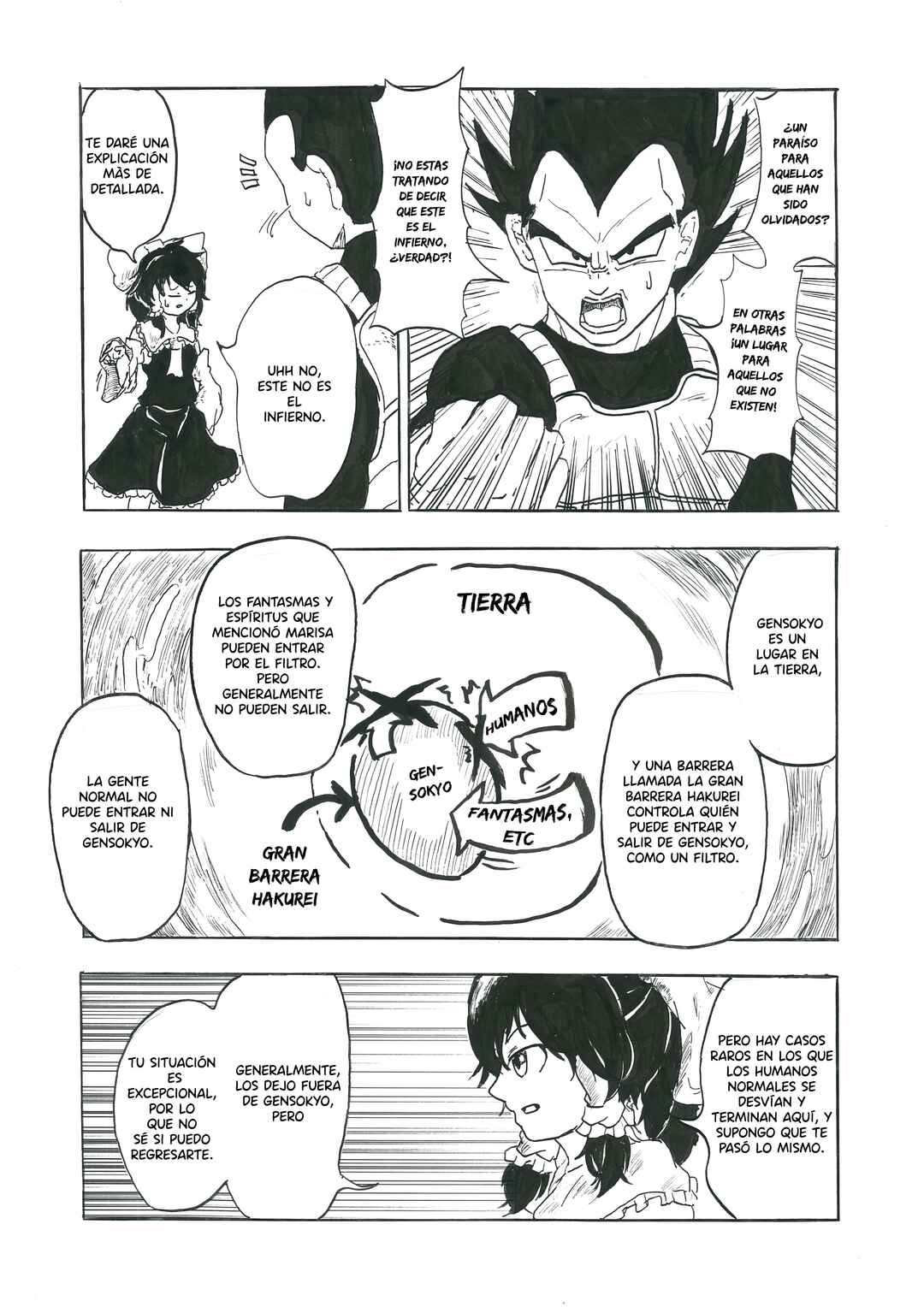 Touhou & Dragon Ball - EAST VEGETA (Doujinshi) Chapter 1 - Page 5