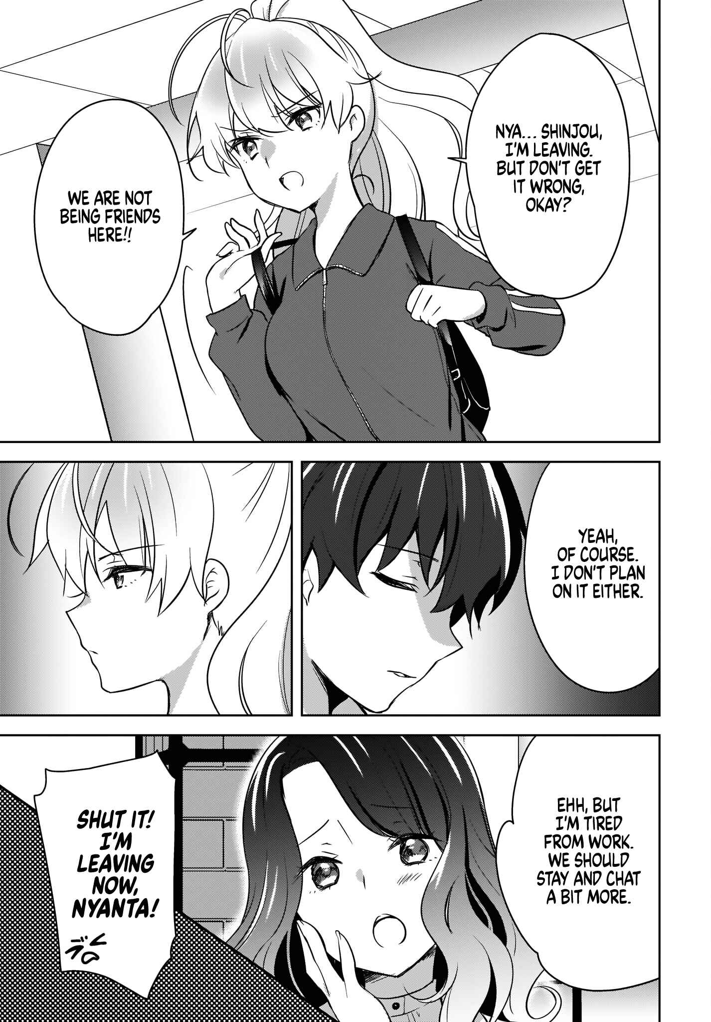 Nyanta to Pomeko: Imasara Shinjiteiru to Iwaretemo Mou Teokure da Chapter 4 - Page 19