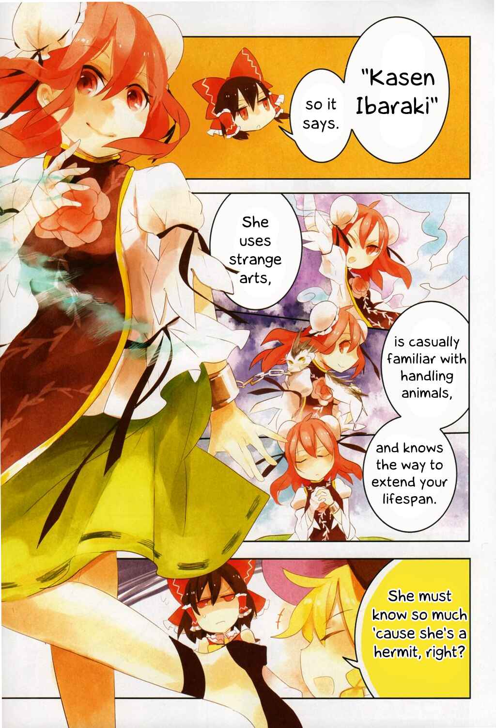 Touhou Ibara Kasen ~ Wild and Horned Hermit. Chapter 6a - Page 3