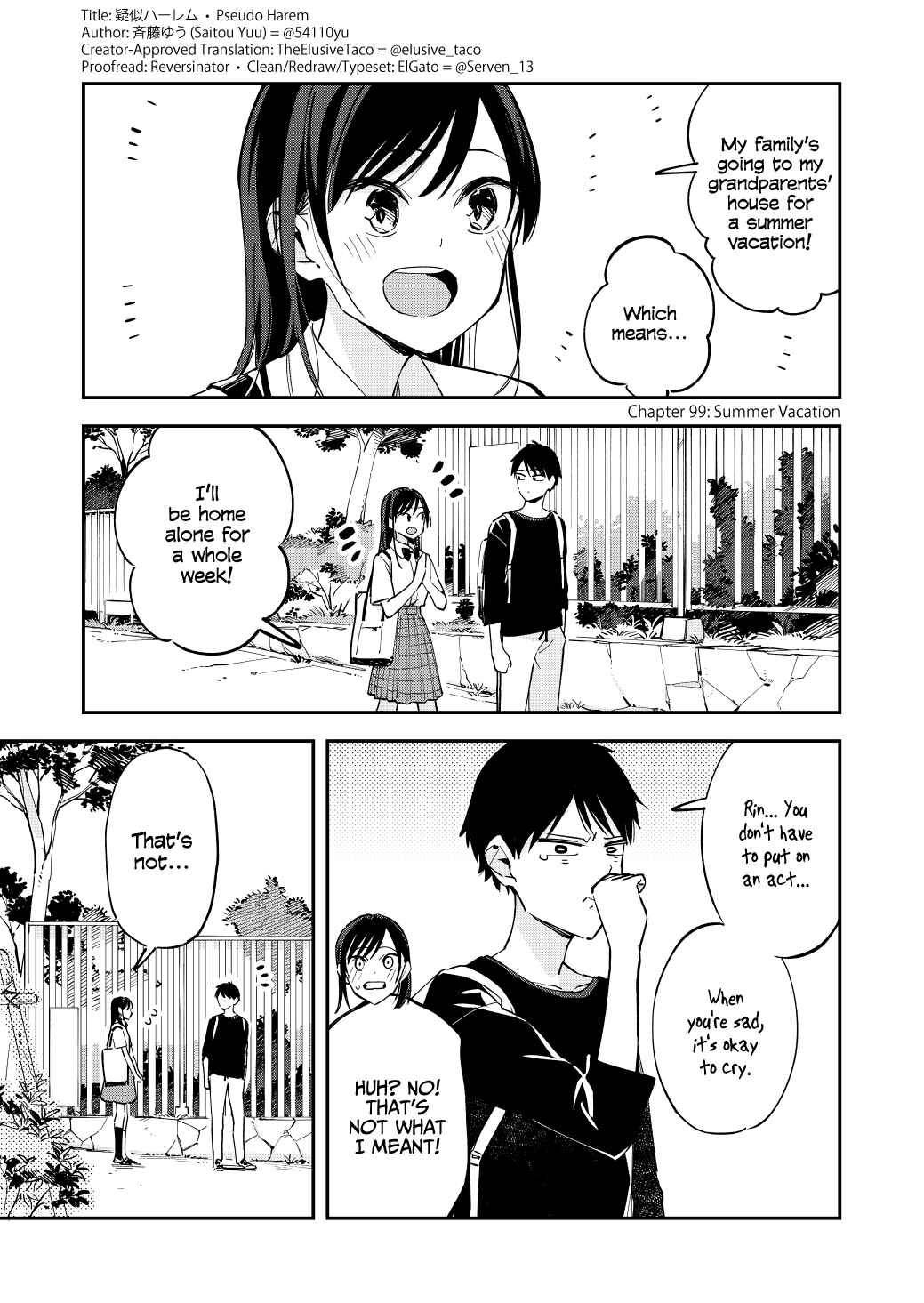 Giji Harem Chapter 99 - Page 1