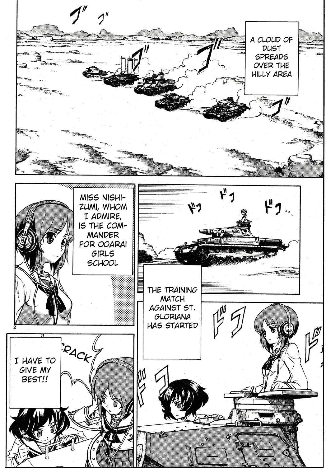 Girls und Panzer Chapter 4 - Page 2