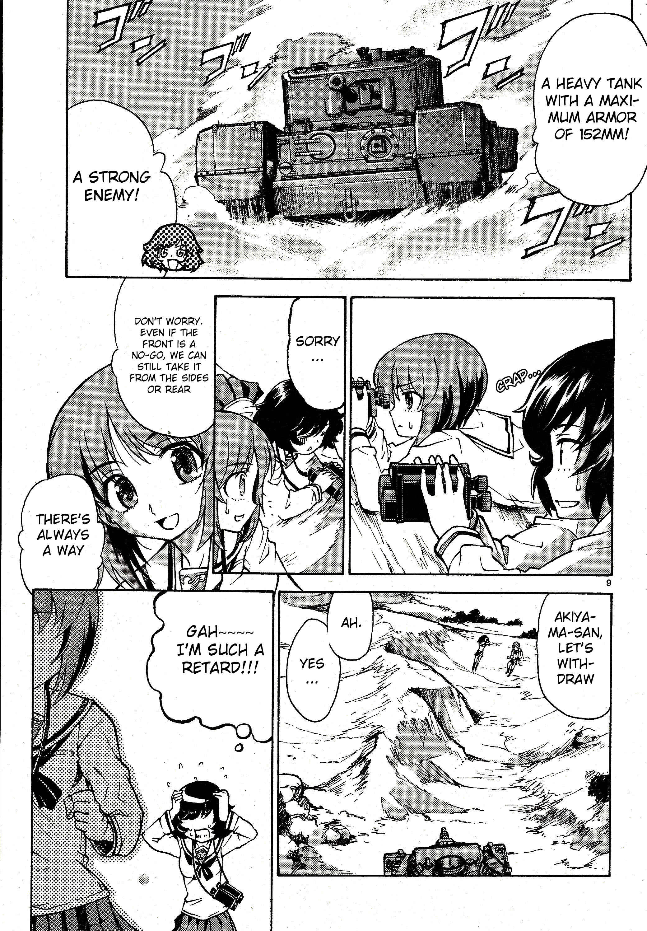 Girls und Panzer Chapter 4 - Page 9