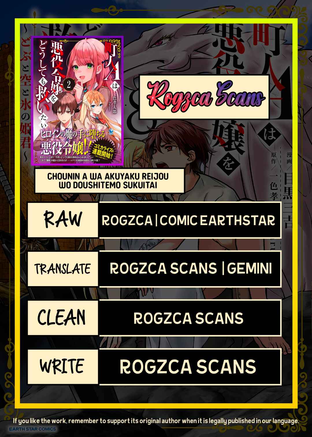 Chounin A wa Akuyaku Reijou o Doushitemo Sukuitai: Dobu to Sora to Koori no Himegimi Chapter 46.2 - Page 1