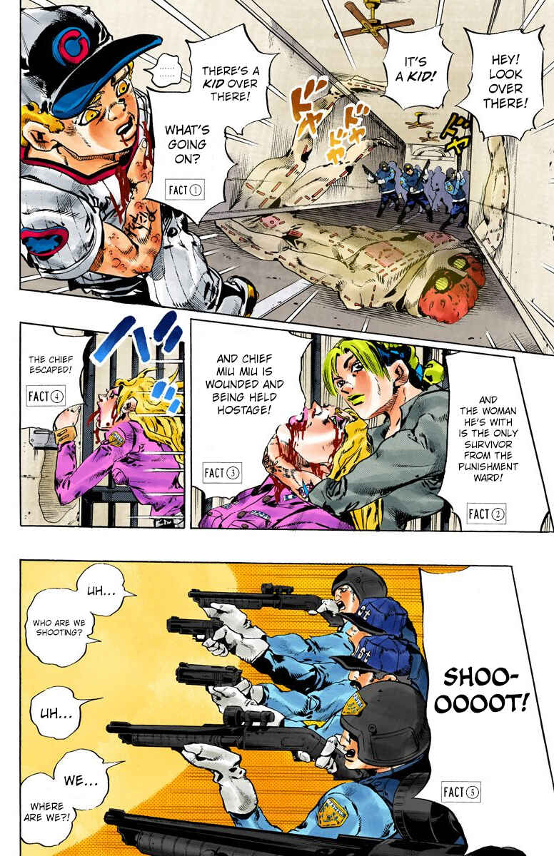 JoJo no Kimyou na Bouken: Part 6 - Stone Ocean Color-ban Chapter 102 - Page 14
