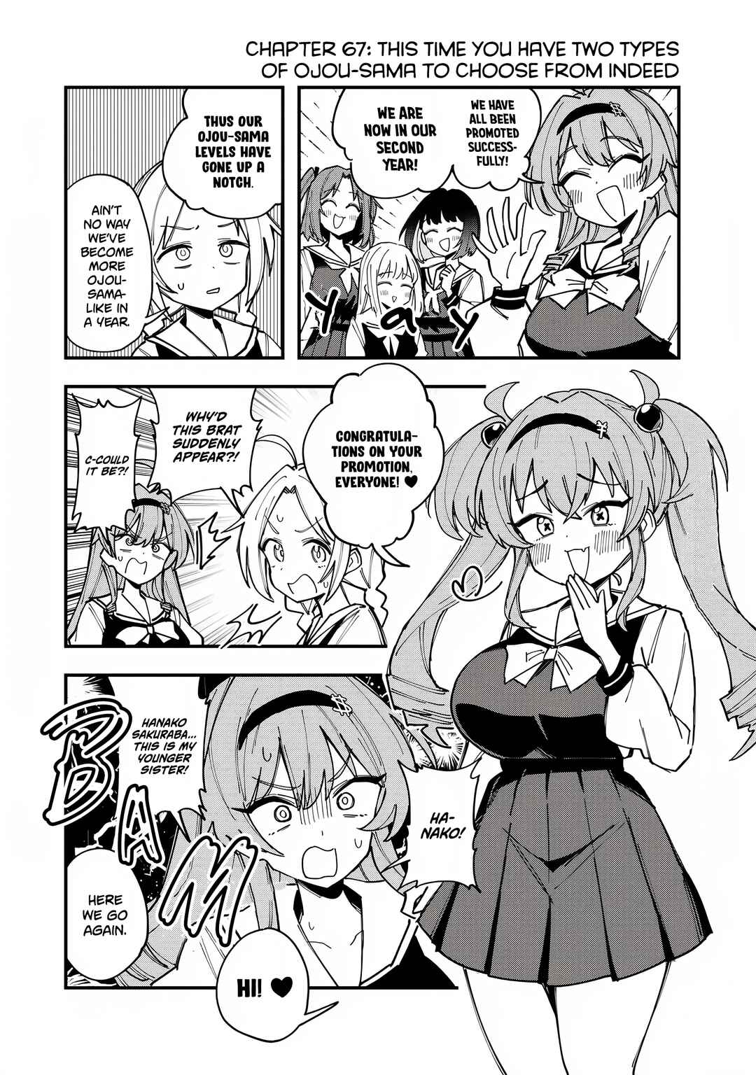 Bakushin Ojou-sama Dou! Chapter 67 - Page 1
