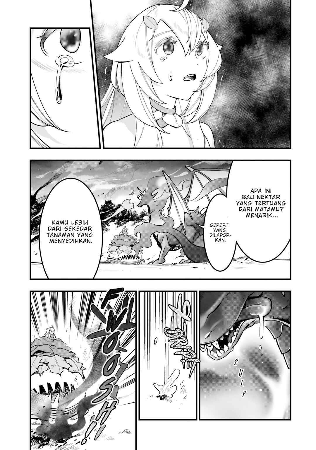 Shokubutsu Monster Musume Nikki: Seijo datta Watashi ga Uragirareta Hate ni Alraune ni Tensei Shite Shimatta node, kore kara wa Kougousei o Shinagara Shizuka ni Shokubutsu Life o Sugoshimasu Chapter 14 - Page 4