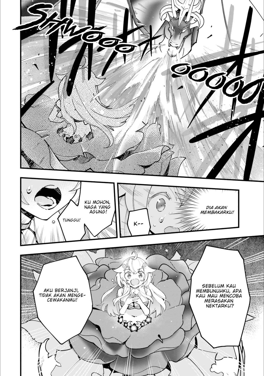Shokubutsu Monster Musume Nikki: Seijo datta Watashi ga Uragirareta Hate ni Alraune ni Tensei Shite Shimatta node, kore kara wa Kougousei o Shinagara Shizuka ni Shokubutsu Life o Sugoshimasu Chapter 14 - Page 9