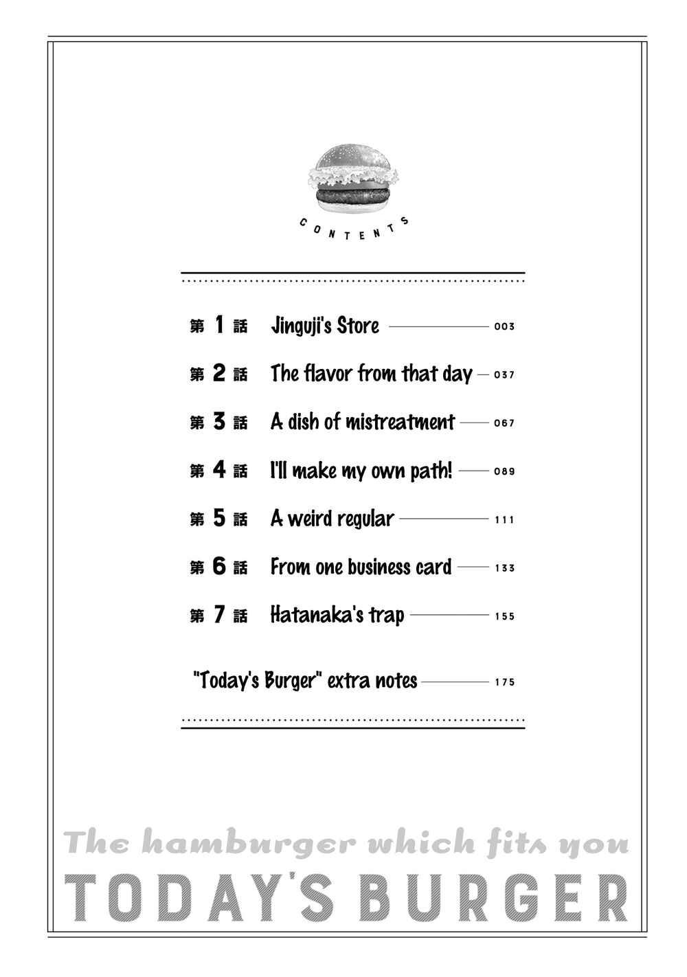 Honjitsu no Burger Chapter 1 - Page 3