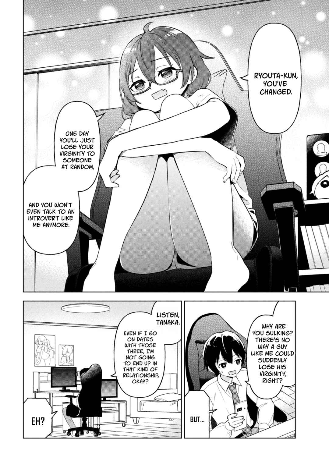 Inkya no Ore ga Sekigae de S-kyuu Bishoujo ni Kakomaretara Himitsu no Kankei ga Hajimatta. Chapter 9 - Page 8