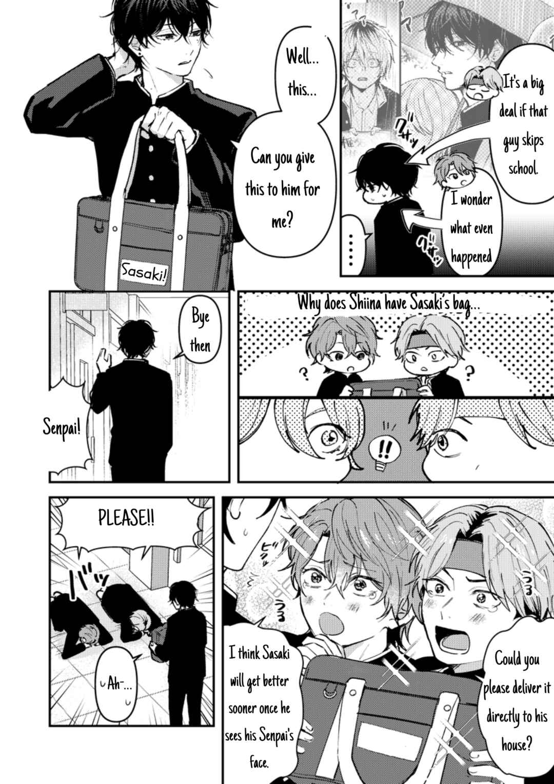 Dameo no Shiina-senpai to Yabao no Sasaki-kun Chapter 9 - Page 3