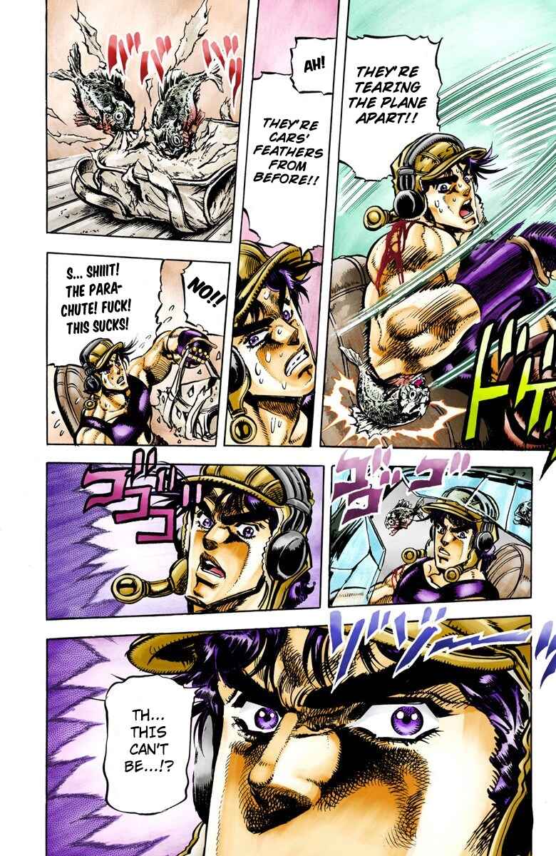 JoJo no Kimyou na Bouken: Part 2 - Sentou Chouryuu Color-ban Chapter 66 - Page 12