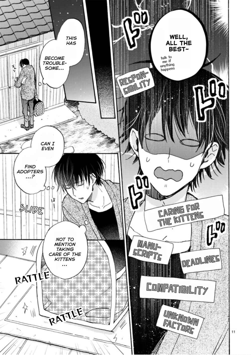 Doukyonin wa Hiza, Tokidoki, Atama no Ue. Chapter 19.1 - Page 11