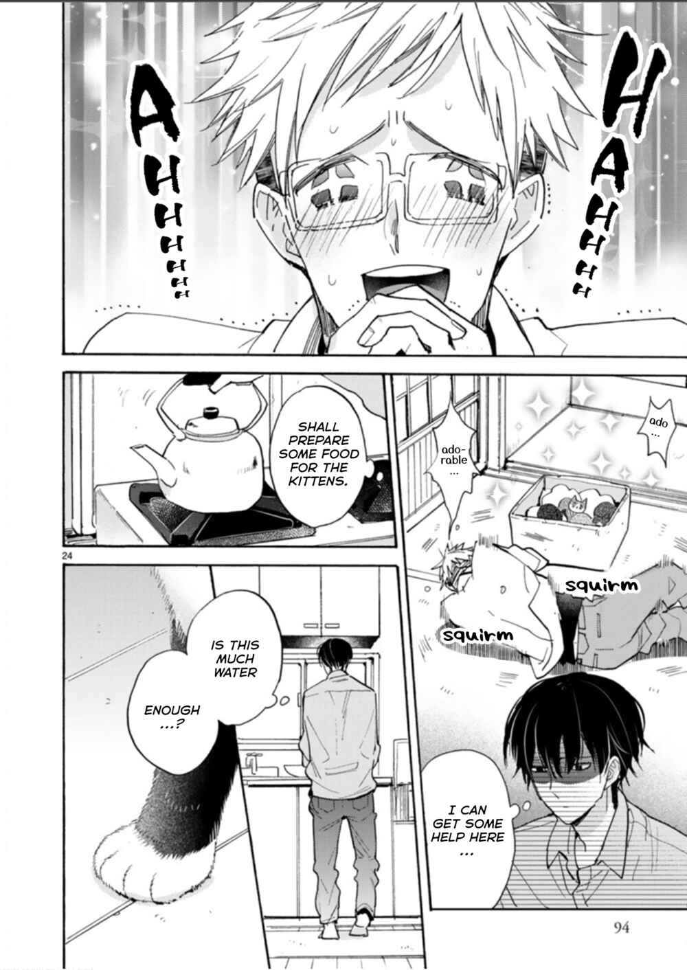 Doukyonin wa Hiza, Tokidoki, Atama no Ue. Chapter 19.1 - Page 24