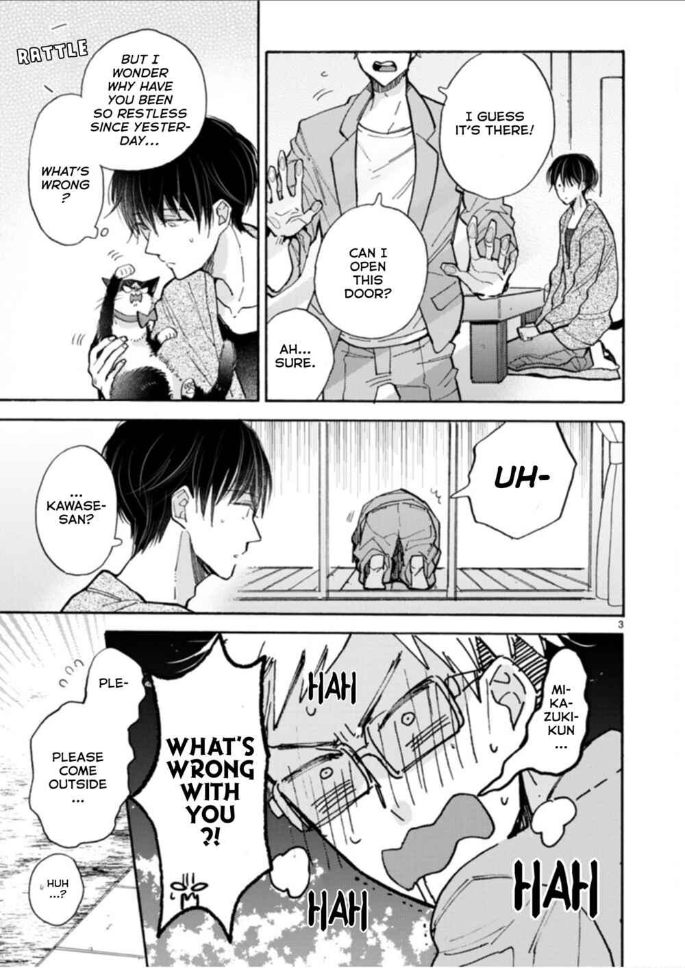 Doukyonin wa Hiza, Tokidoki, Atama no Ue. Chapter 19.1 - Page 3