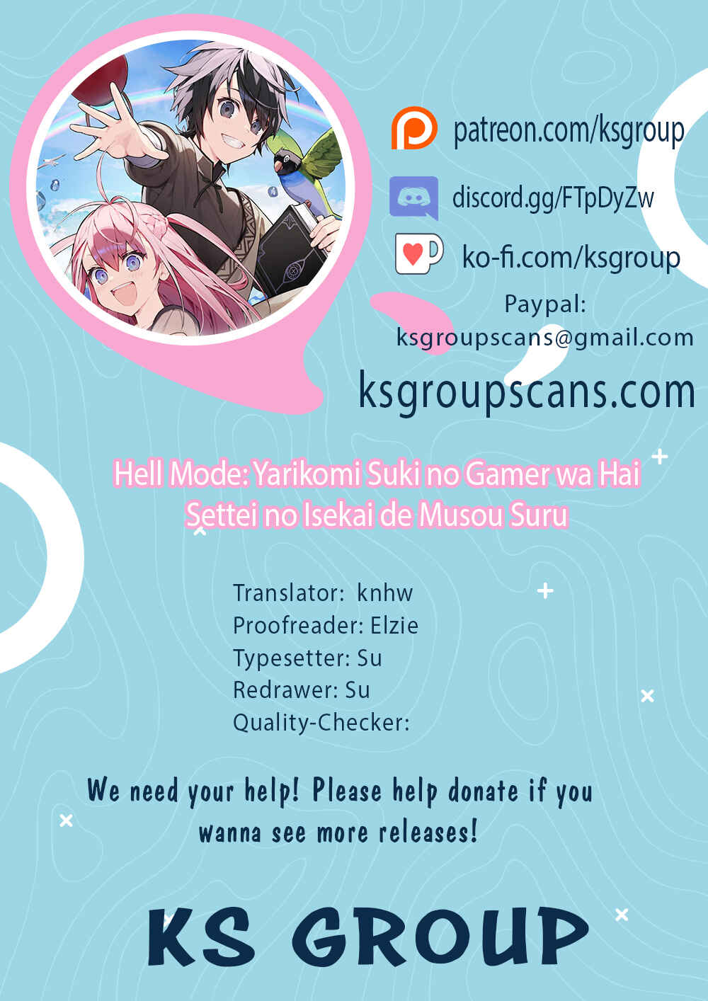 Hell Mode: Yarikomi Suki no Gamer wa Haisettei no Isekai de Musou Suru—Hajimari no Shoukanshi Chapter 14 - Page 1
