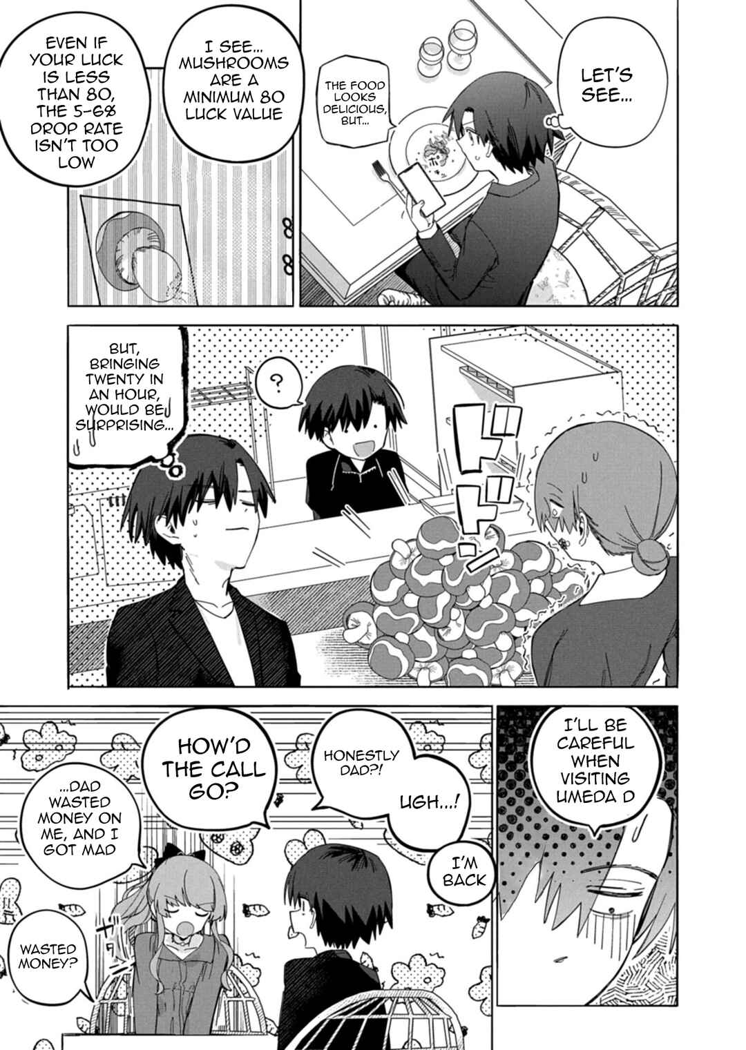 Kouun no Shokichi ga Ijou ni Takakatta Koukousei ga, Kanzume Gacha de Te ni Ireta Skill wo Tsukatte Gendai Dungeon de Saikyou ni Naru Monogatari Chapter 4.1 - Page 3