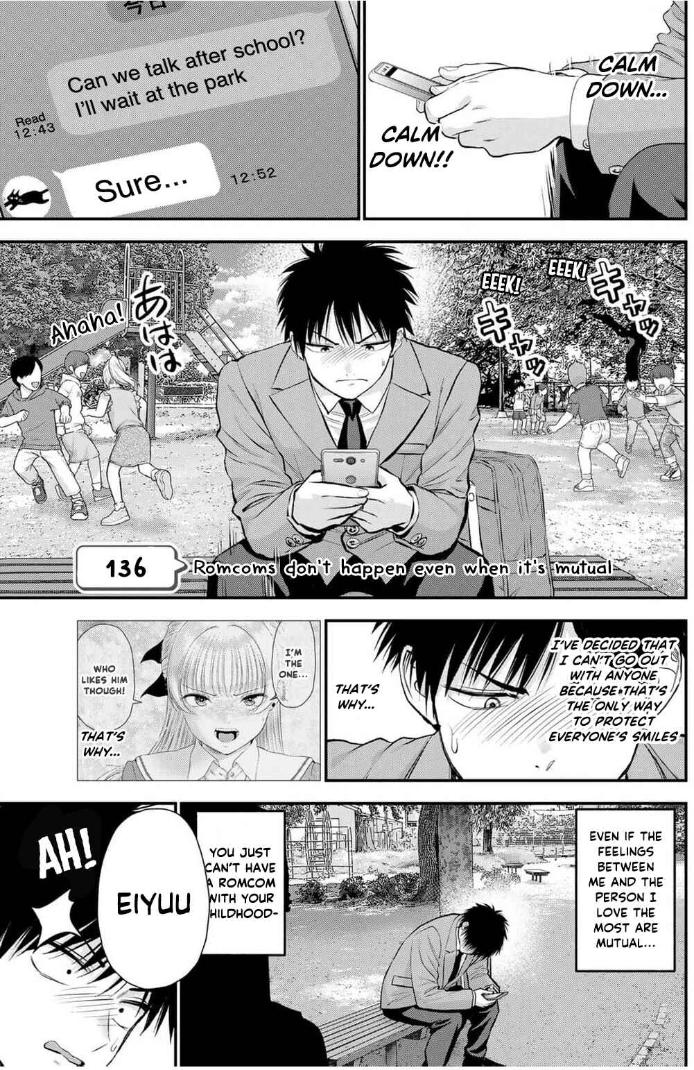 Osananajimi to wa Romcom ni Naranai Chapter 136 - Page 1