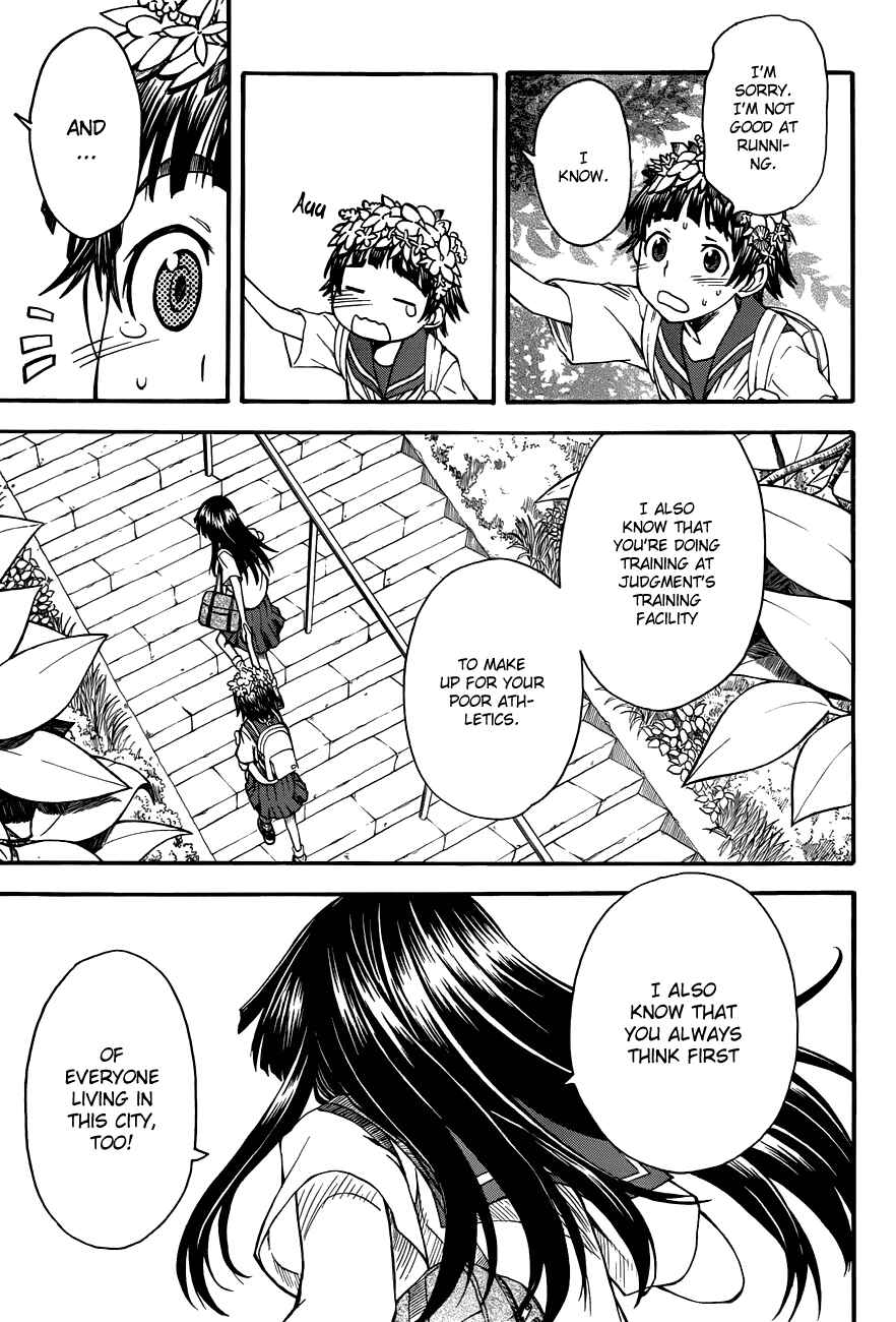 Toaru Majutsu no Index Gaiden: Toaru Kagaku no Railgun Chapter 42 - Page 15