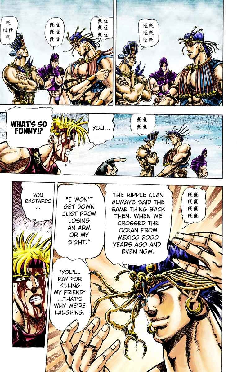 JoJo no Kimyou na Bouken: Part 2 - Sentou Chouryuu Color-ban Chapter 23 - Page 10