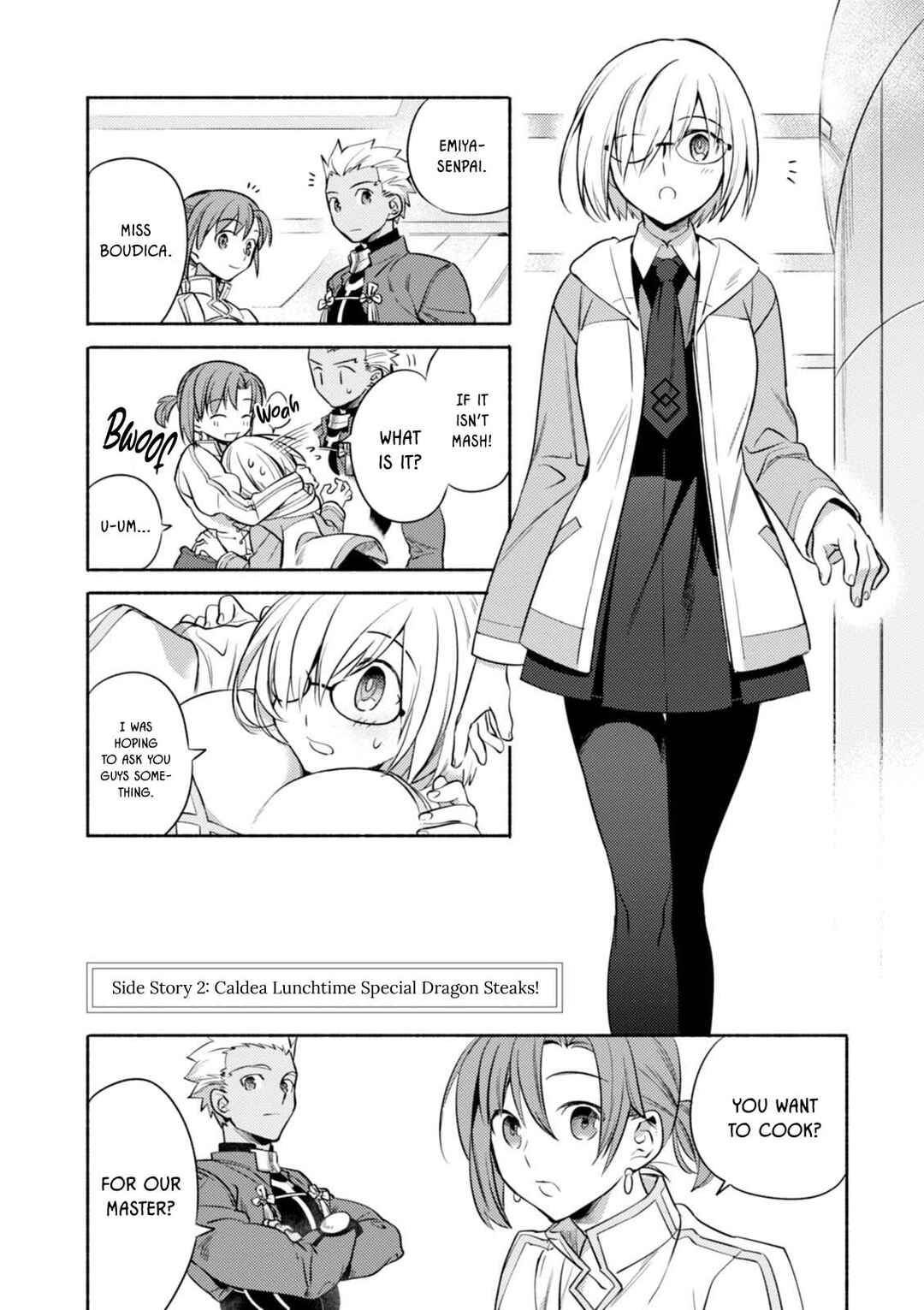 Emiya-san Chi no Kyou no Gohan Chapter 17.3 - Page 1