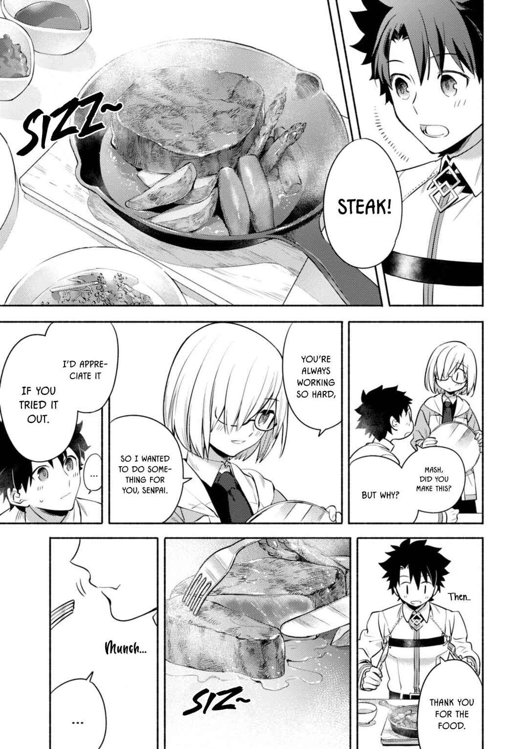 Emiya-san Chi no Kyou no Gohan Chapter 17.3 - Page 7
