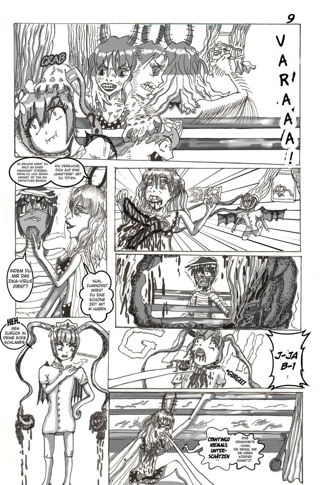 Awaiting Death with Disease-chan!! Chapter 1.2 - Page 5