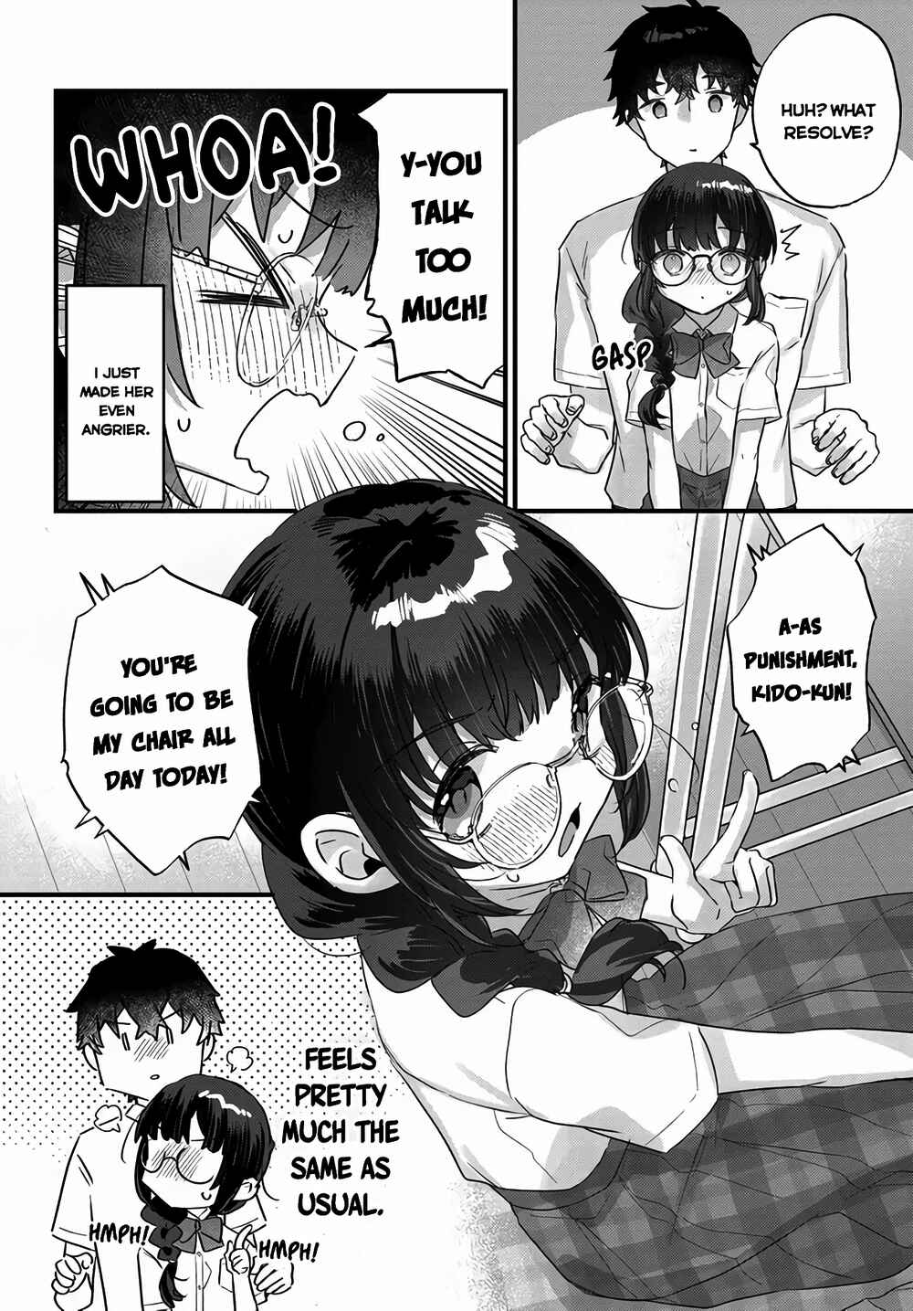 Chiisakute Kawaii Bungeibu no Chiteki na Senpai o, Hiza no Ue ni Nosetara Mainichi Suwattekuru you ni natta Chapter 3.1 - Page 5