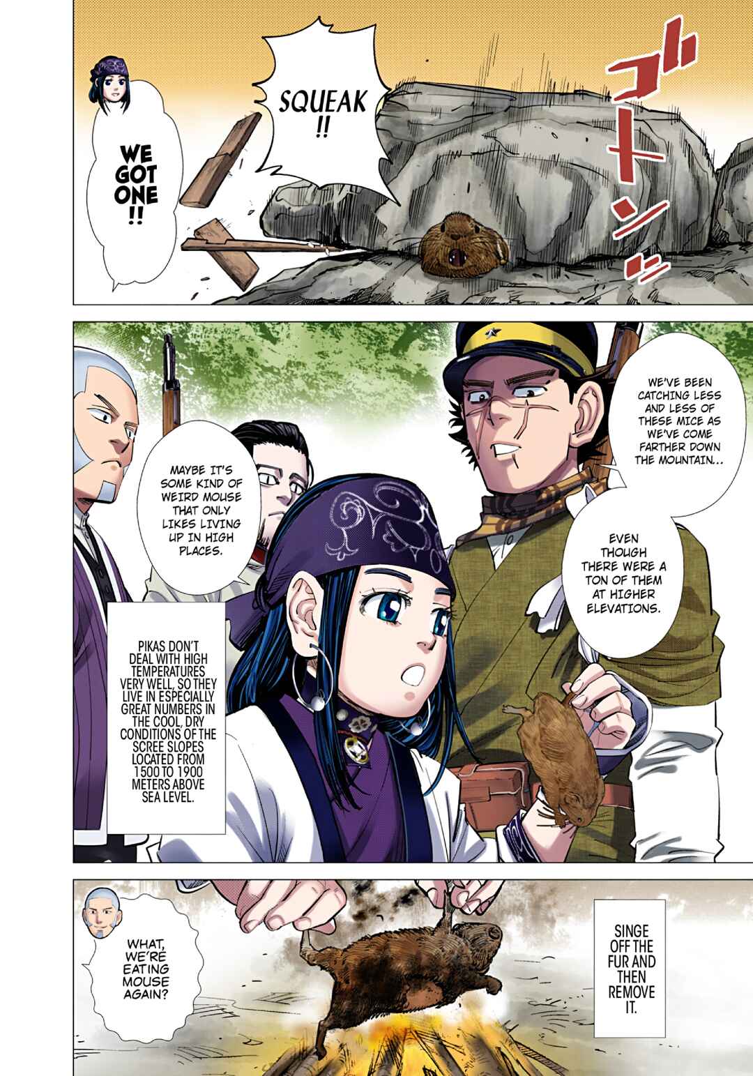 Golden Kamuy (Official Colored) Chapter 103 - Page 2