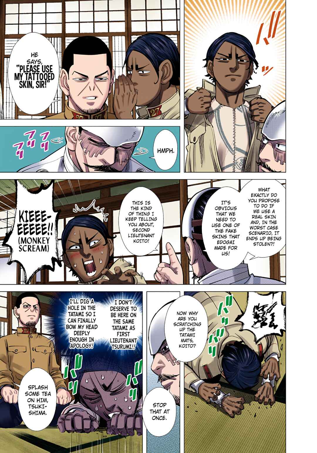 Golden Kamuy (Official Colored) Chapter 103 - Page 23