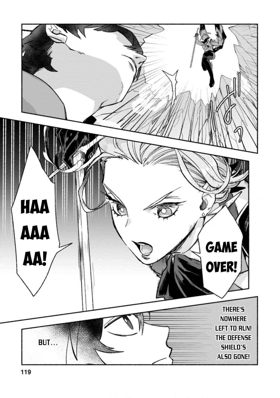 Sono Monban, Saikyou ni Tsuki: Tsuihou Sareta Bougyoryoku 9999 no Senshi, Outo no Monban to shite Musou Suru Chapter 9 - Page 22