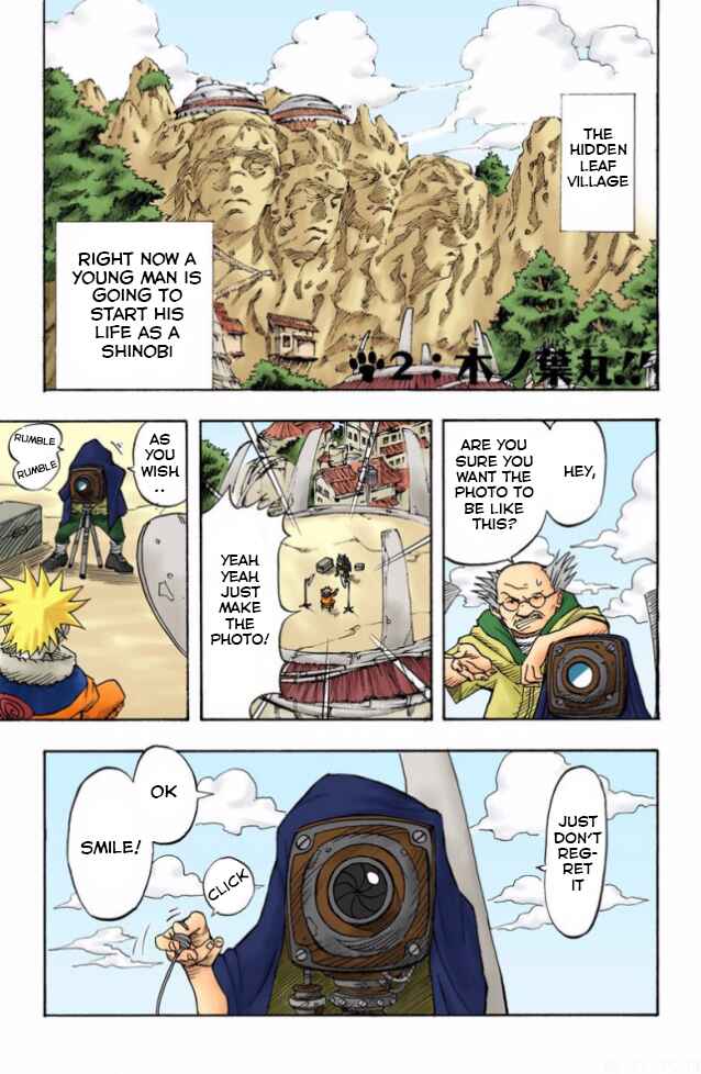 Naruto (Official Colored) Chapter 2 - Page 2