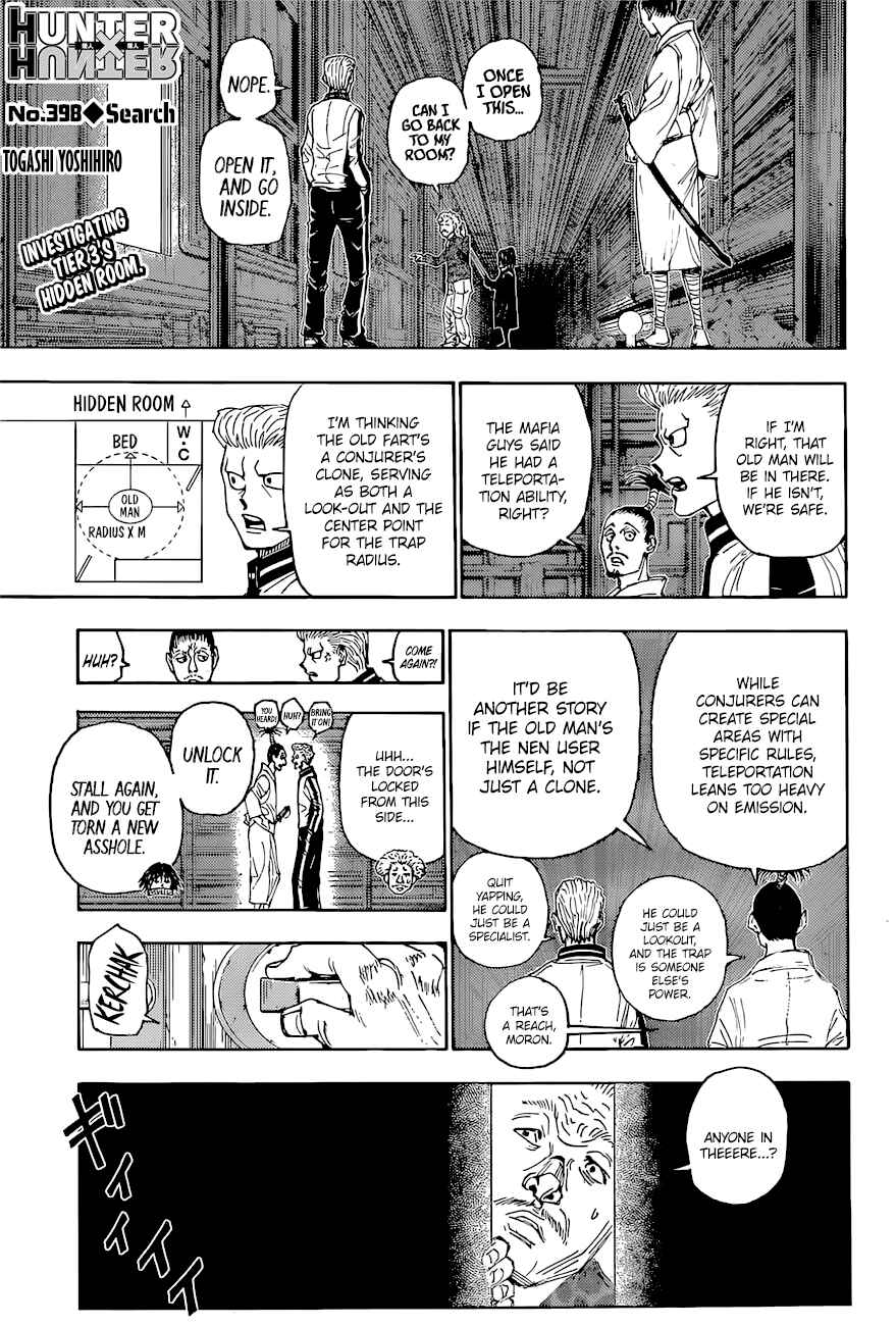 Hunter x Hunter Chapter 398 - Page 1