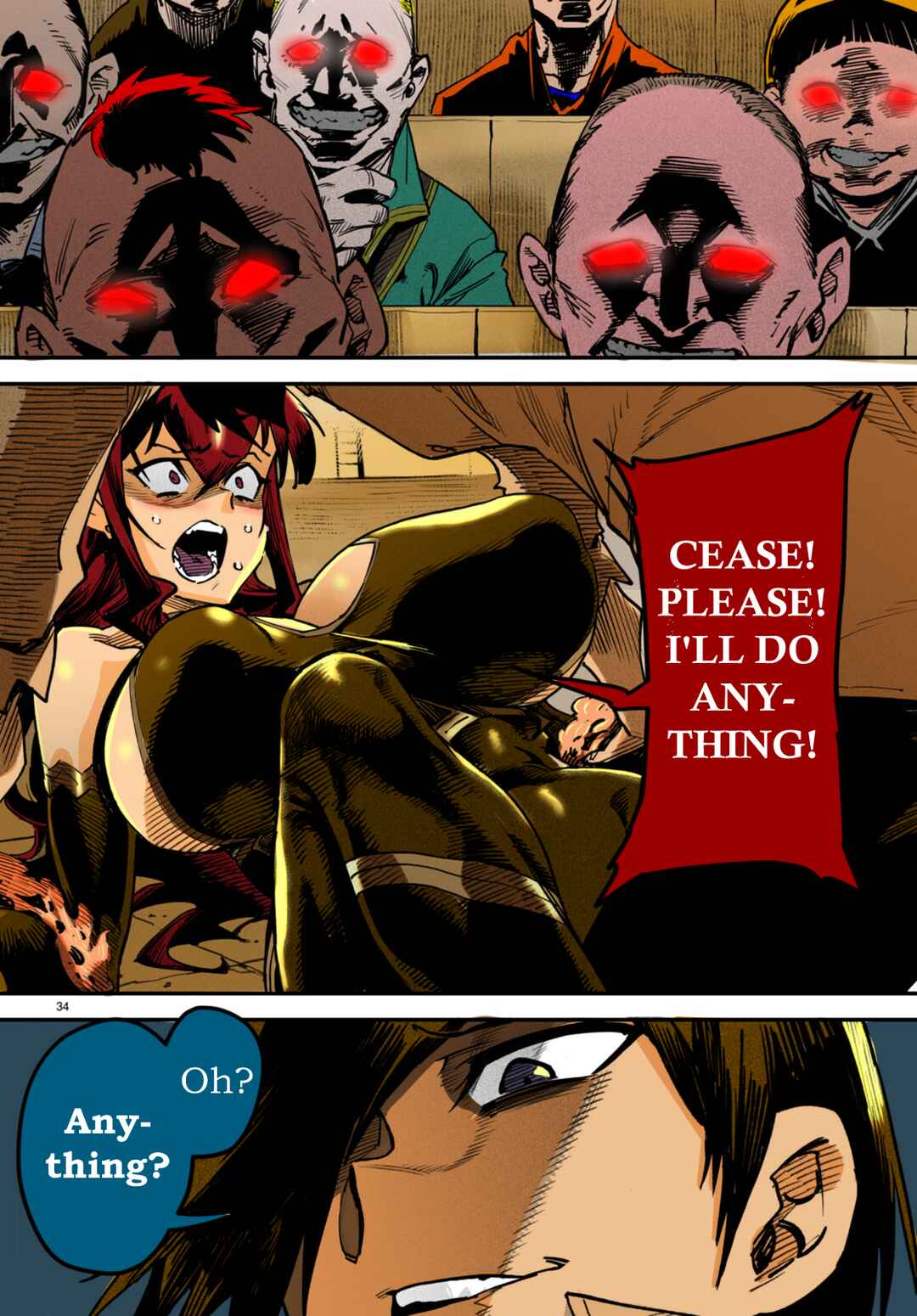 Reincarnation Coliseum: The Weakest Skill Conquers the Strongest Women and Creates a Harem (Fan Colored) Chapter 2 - Page 36